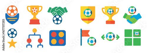 Football Icons Grid