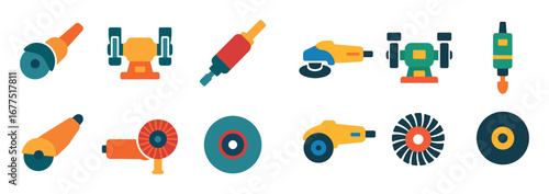 Colorful Grinder Icons