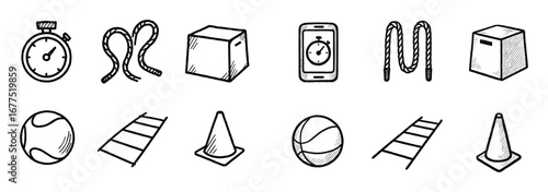 Fitness Icon Grid