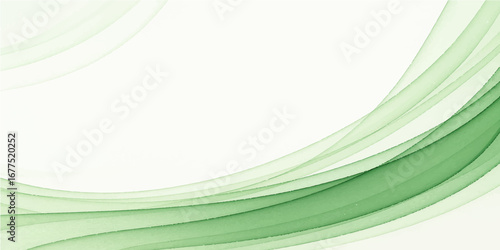 Abstract green and blue wavy line pattern for a dynamic business template
