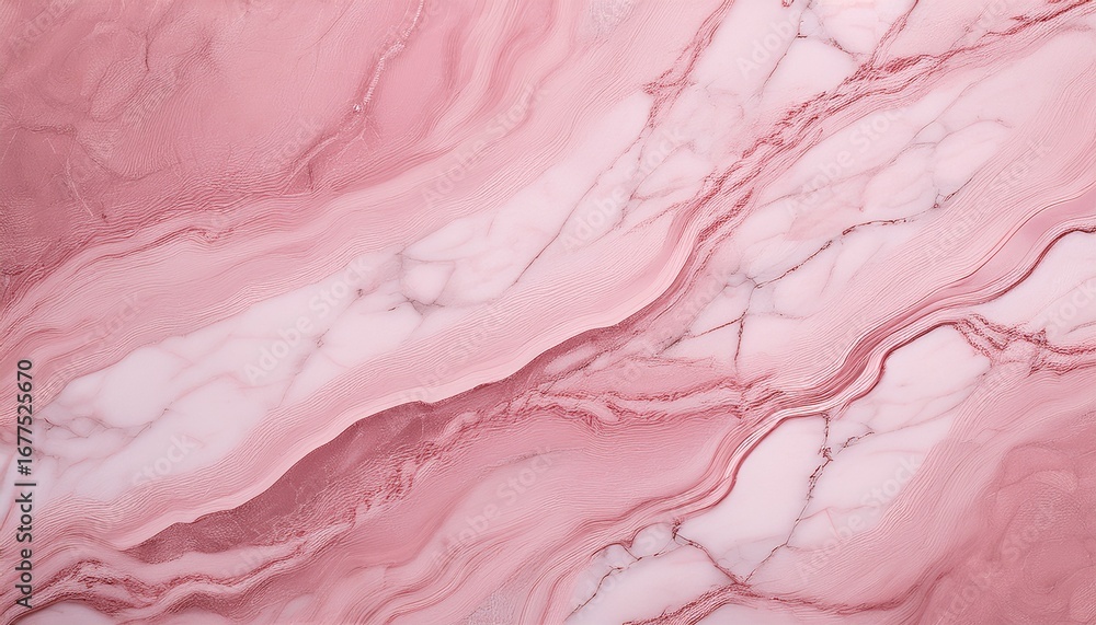Naklejka premium a smooth light pink marble texture with subtle veining ideal for backgrounds and design