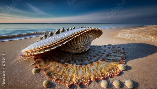 an unusual ugly oyster flap probably a fossil many inhabitants goose barnacle lepas use this as a substrate commensalism south of the sea of azov