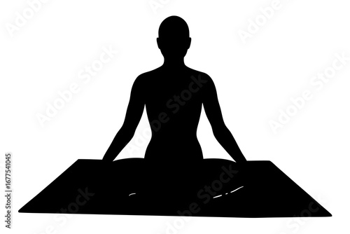 silhouette of a woman