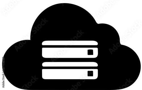 Secure cloud server hosting with modern data storage for business solutions and reliable networking