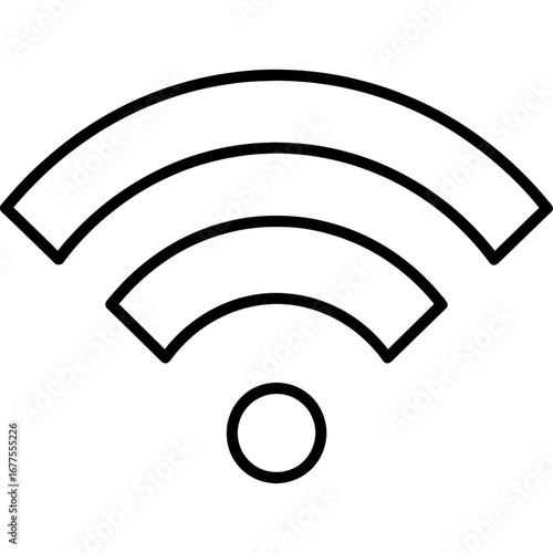 Wireless Connectivity Icon Illustrative Representation for Network Access