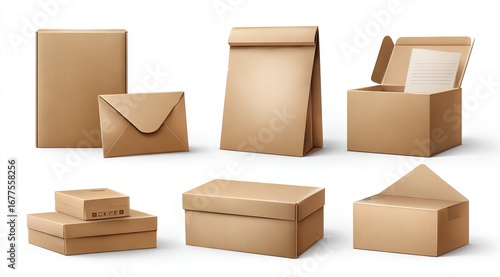 Assorted cardboard packaging (3)