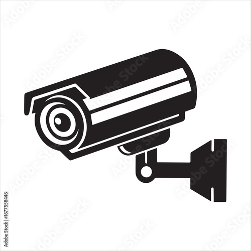  cc tv camera silhouette