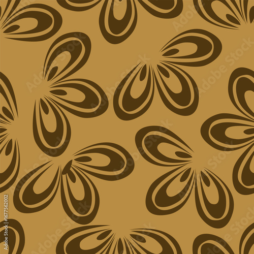 Trendy exotic hand drawn flowers seamless pattern. Floral background for textile, wallpaper, banner, covers, surface, printing and home decor. Flower vector illustration.