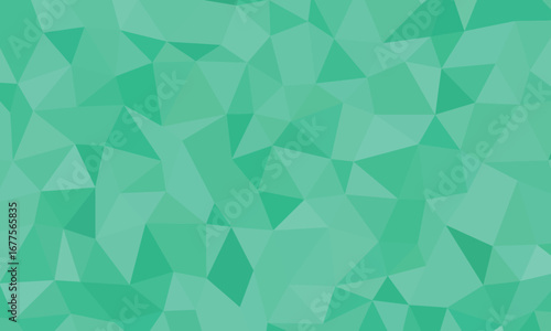 A Seamless Geometric Low Poly Abstract Background With Various Shades of Teal