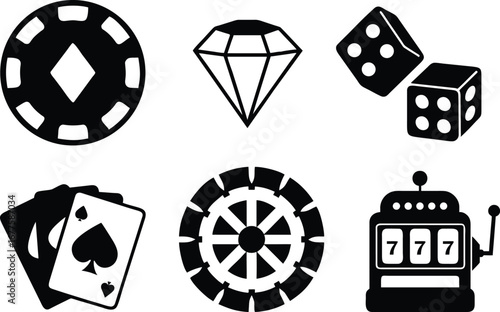 Casino Gambling Icons