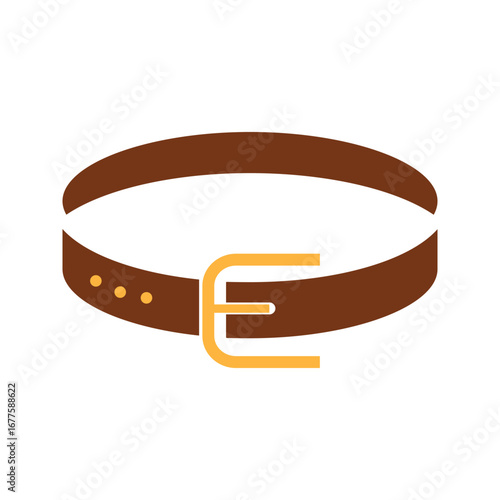 Belt line icon, outline style icon for web site or mobile app, clothes and accessories, strap vector icon, simple vector illustration, vector graphics with editable strokes.	
