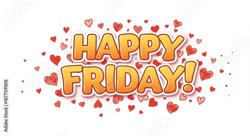 Wallpaper Mural Happy friday graphic design for social media Torontodigital.ca