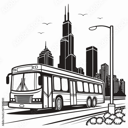 london bus vector illustration