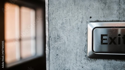 Exit Sign Video | Emergency Safety, Building Guidance, Fire Evacuation & Directional Signage Footage