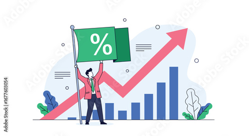 Illustrating successful financial growth and business expansion strategies for increased profitability and market dominance