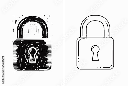 lock vector Illustration