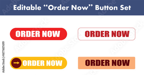 Order Now Button Set, Order Now Label.