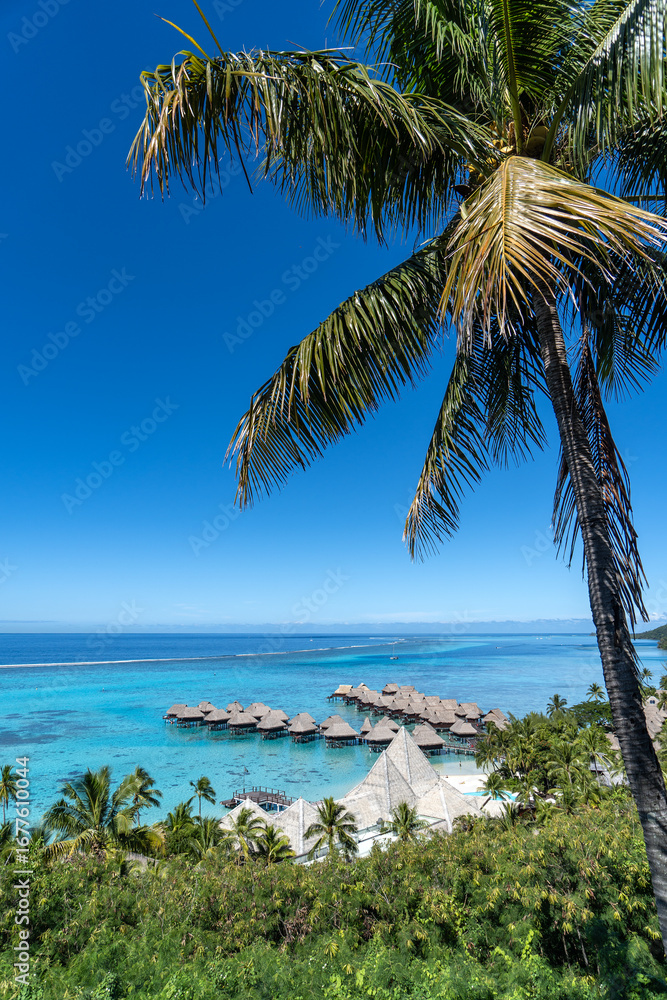 Fototapeta premium Tahiti lagoon in French Polynesia