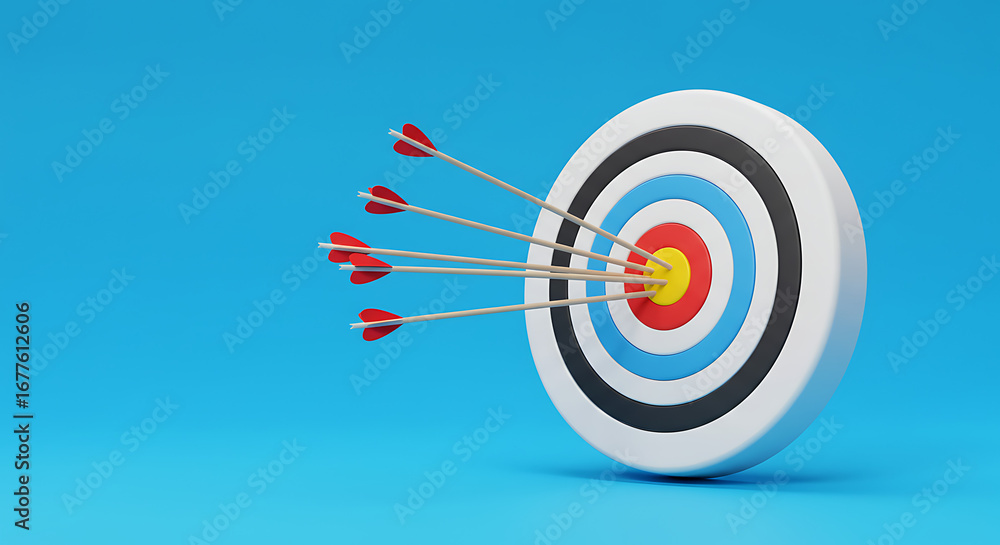 Fototapeta premium target with arrow