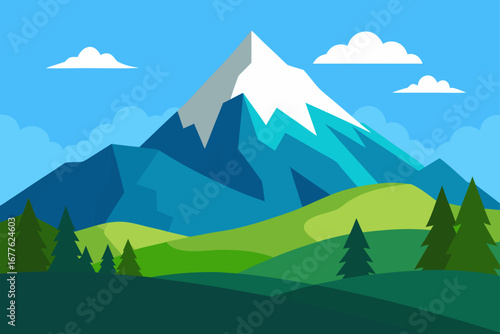 Mountain Landscape View