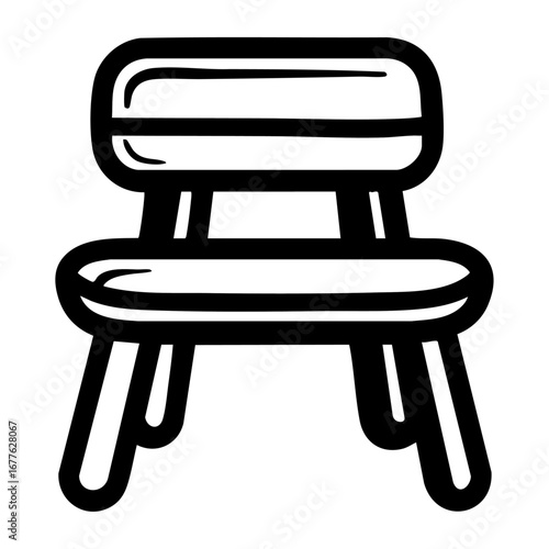 Bench vector icon