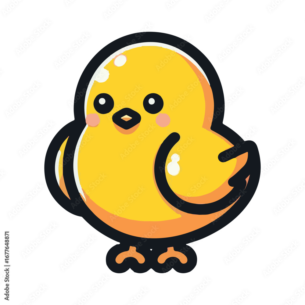 Obraz premium chick illustration design