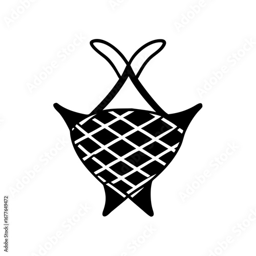 Rural Bamboo Fish Creel 'Pata' Graphic
