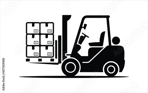forklift truck and forklift