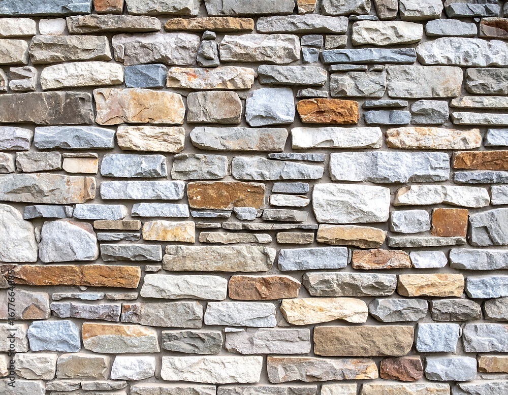 Fototapeta premium Stone Wall Texture Exterior (4)