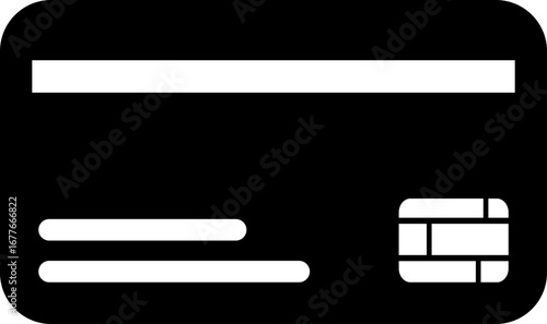 Credit card icon black flat style debit card collection, payment card vector group with finance and banking symbols, money transaction icons and credit