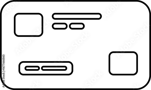 Credit card icon black line style debit card collection, payment card vector group with finance and banking symbols, money transaction icons and credit