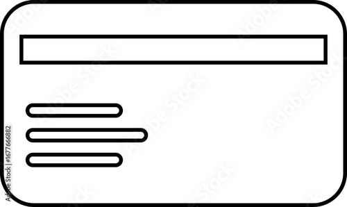 Credit card icon black line style debit card collection, payment card vector group with finance and banking symbols, money transaction icons and credit