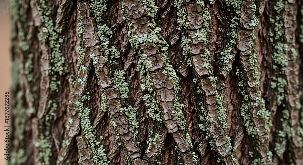 Fototapeta premium Detailed Tree Bark Texture in Natural Light.