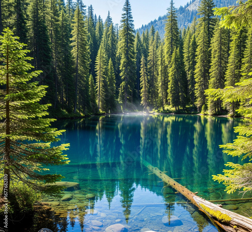 lake in the forest