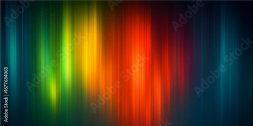 Abstract colorful rainbow background with bright flowing lines and vibrant digital design