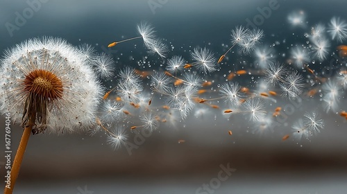 Seed dispersal mechanisms including wind, animals, and water spreading plant life and sustaining biodiversity in natural habitats