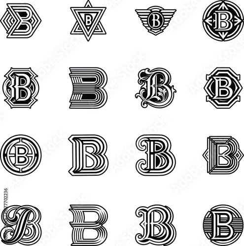 Collection of Glyph Style B Logos 

