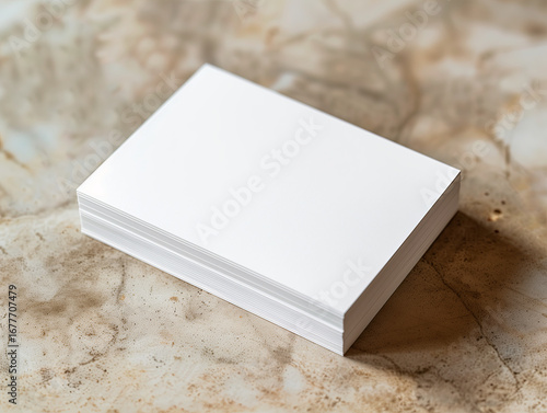 Tarjeta blanca para branding