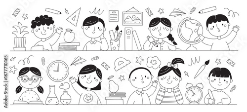 Children in Classroom Activities