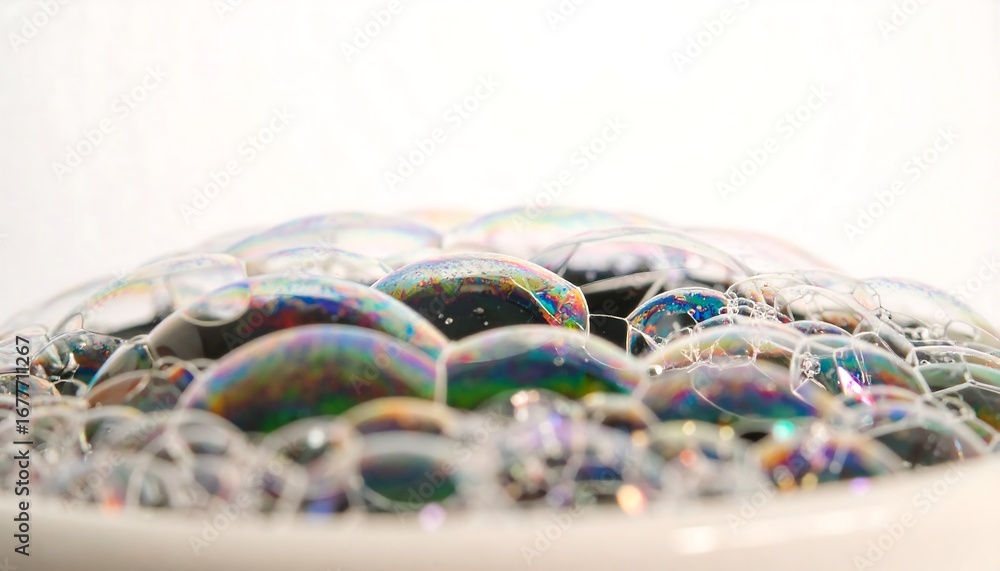 Obraz premium Colorful soap bubbles (1)
