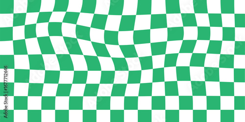 Black and white checker pattern vector illustration. Abstract checkered chessboard or checkerboard for game, grid with geometric square shape, race or rally flag and mosaic floor tile EPS 10