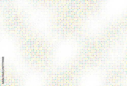 Colorful halftone abstract dots pattern with digital gradient texture modern minimal background design pixel style vibrant surface artistic concept creative backdrop graphic