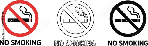 No smoking sign vector illustration graphic design art