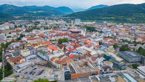 Panorama view of Zilina in Slovakia