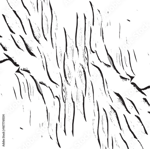Vector brush stroke texture. Distressed uneven grunge background. Abstract distressed vector illustration. Overlay over any design to create interesting effect. Black isolated on white. EPS10