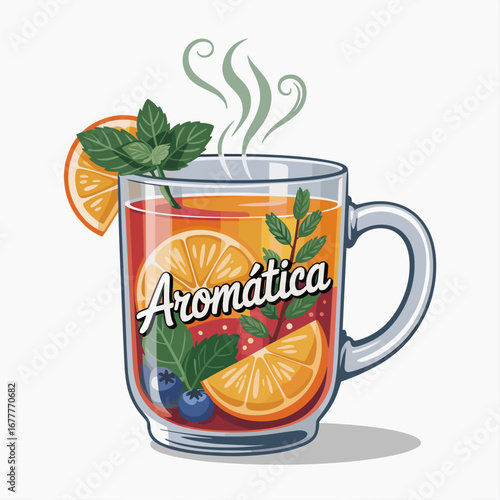 Aromática Colombiana Tradicional con Frutas y Hierbas