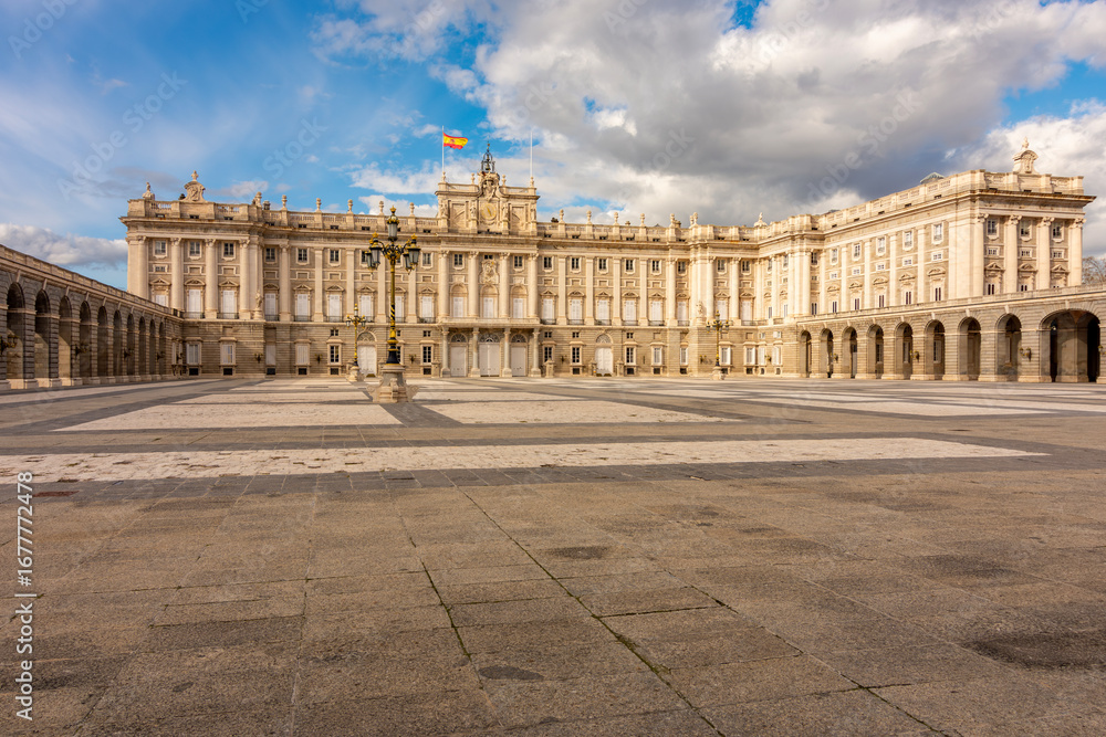 Obraz premium Royal palace of Madrid, Spain