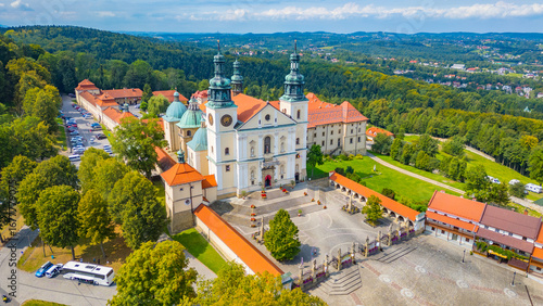 Εκτύπωση καμβά Kalwaria Zebrzydowska monastery in Poland during a sunny day