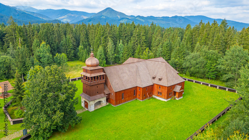 фотографія Wooden Articular Church of Svaty Kriz in Slovakia