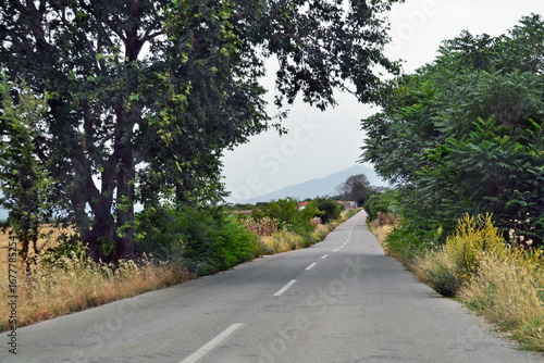 On the road to Servia in Kozani, Greece. 